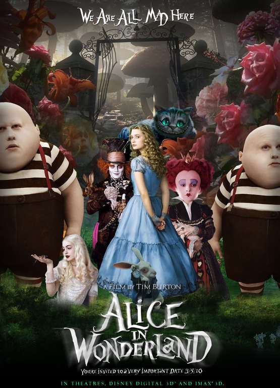 Alice In Wonderland 2010 Pal (Dvd 9)(Multi)