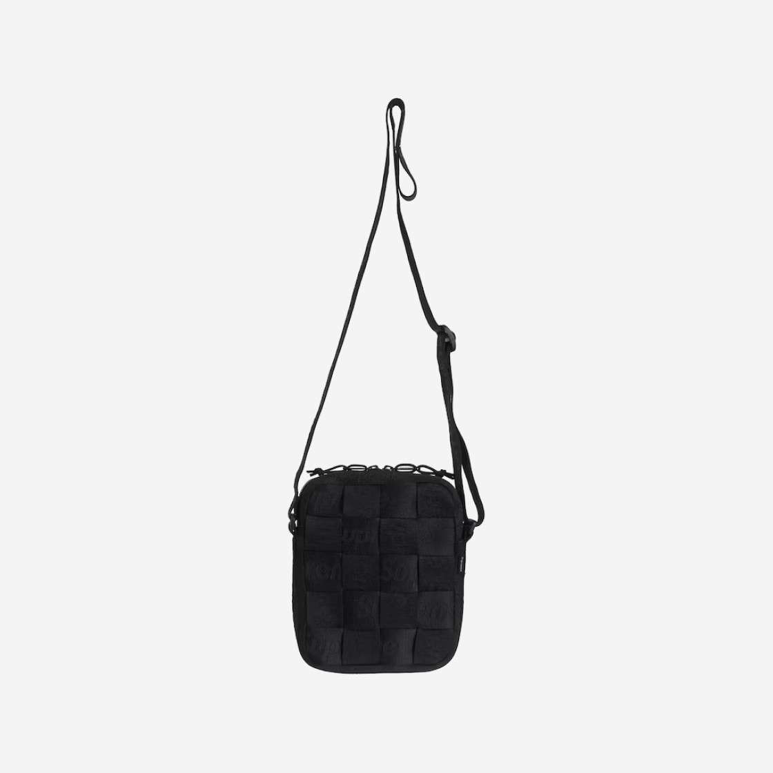 23SS Supreme Woven Shoulder Bag Black-