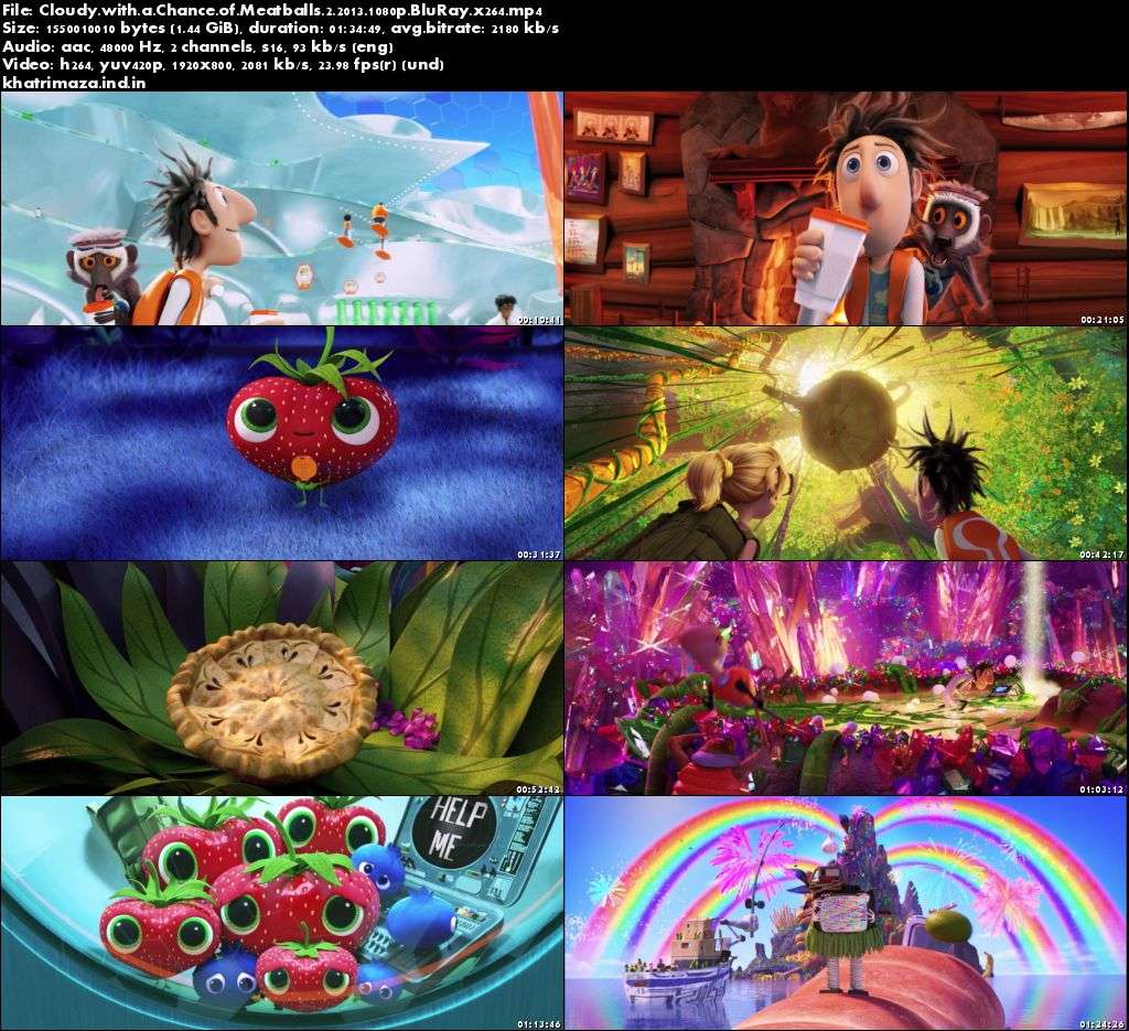 Cloudy with a Chance of Meatballs 2 2013 Hollywood Movie Download Screenshot