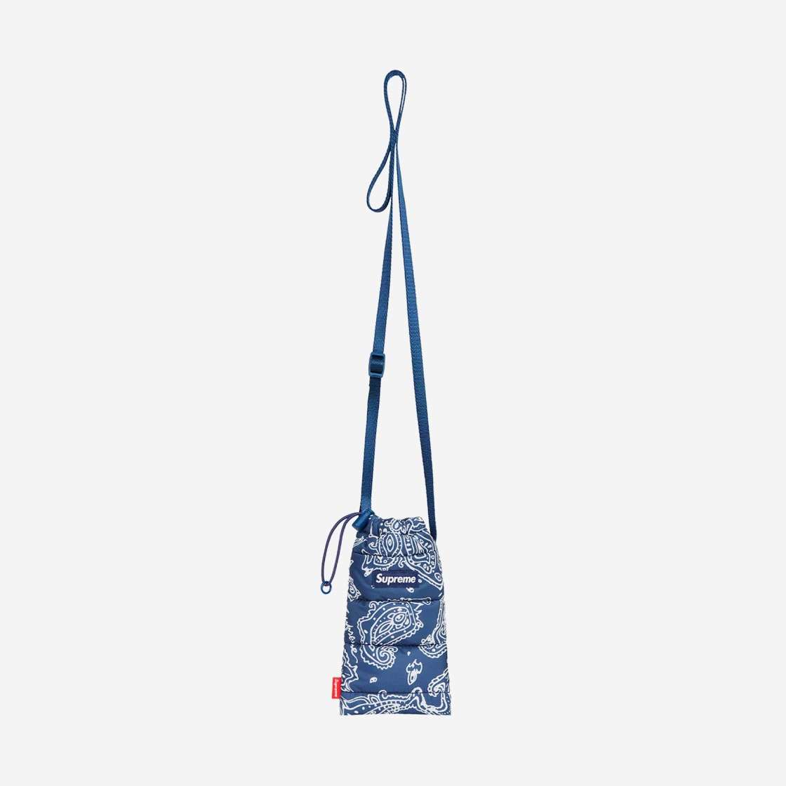 Supreme/Puffer Neck Pouch (Blue Paisley)-