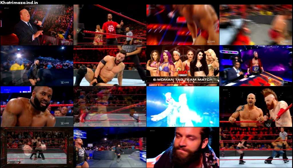 WWE Monday Night Raw 18th December 2017 Download in HDTVRip 720p