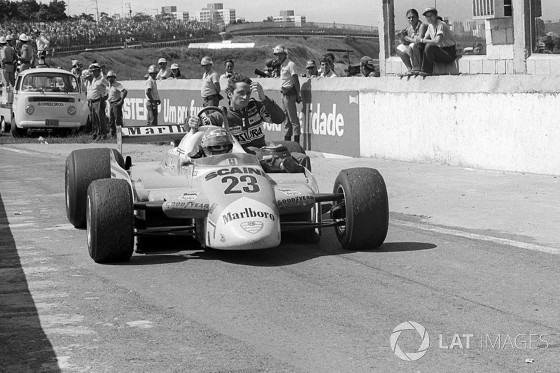 GP do Brasil de 1980: o italiano Bruno Giacomelli e o francês Patrick Depailler