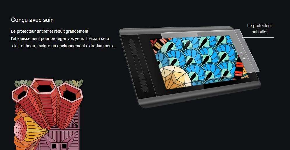 90€ sur Tablette Graphique - XP Pen - Artist 12 - 11.6 pouces avec Stylet  Passif - Tablette Graphique - Achat & prix