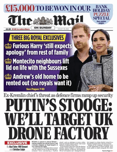 The Mail on Sunday