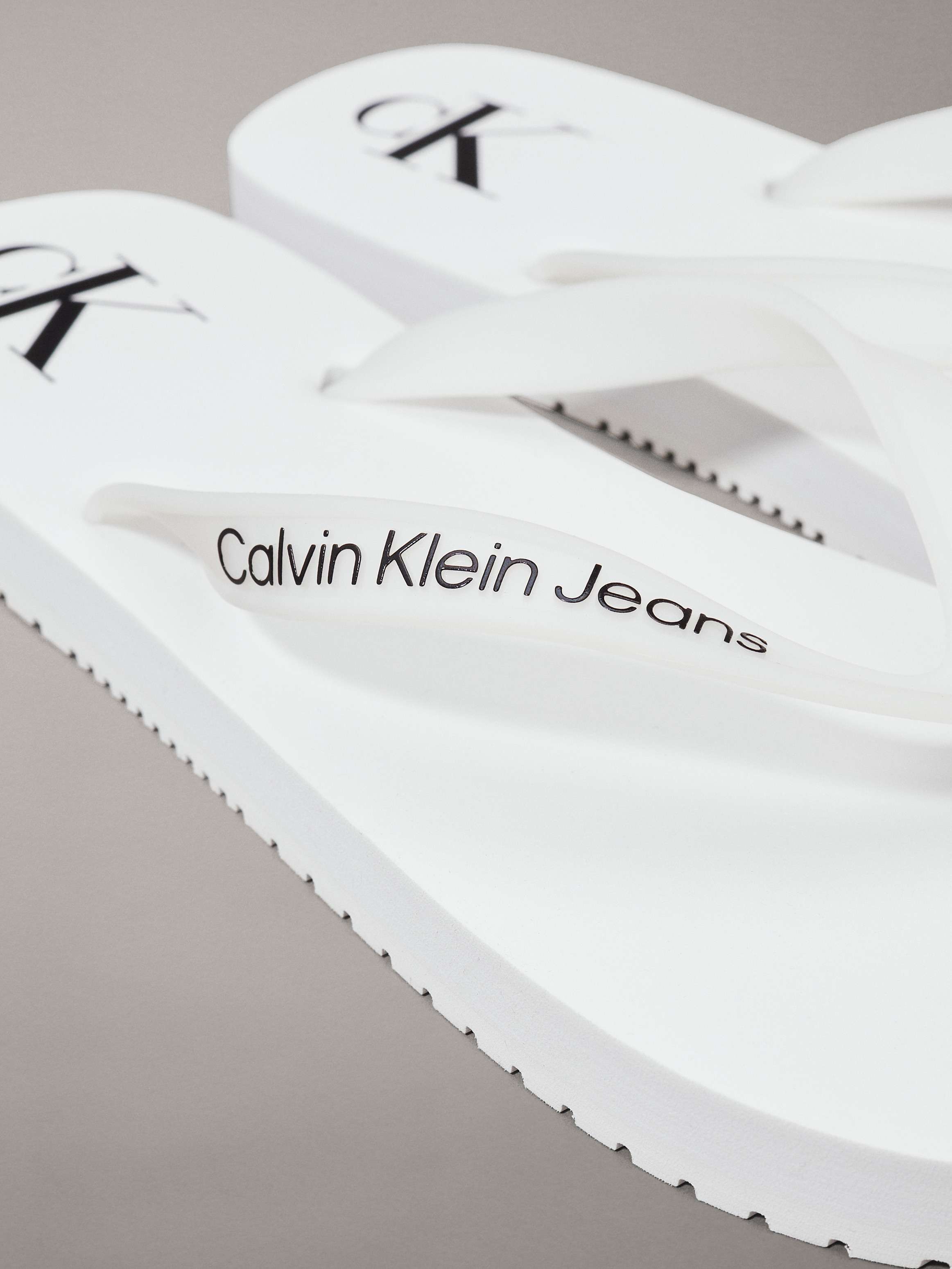 Calvin Klein BEACH SANDAL TRANSPA, 01W Beyaz Erkek Terlik