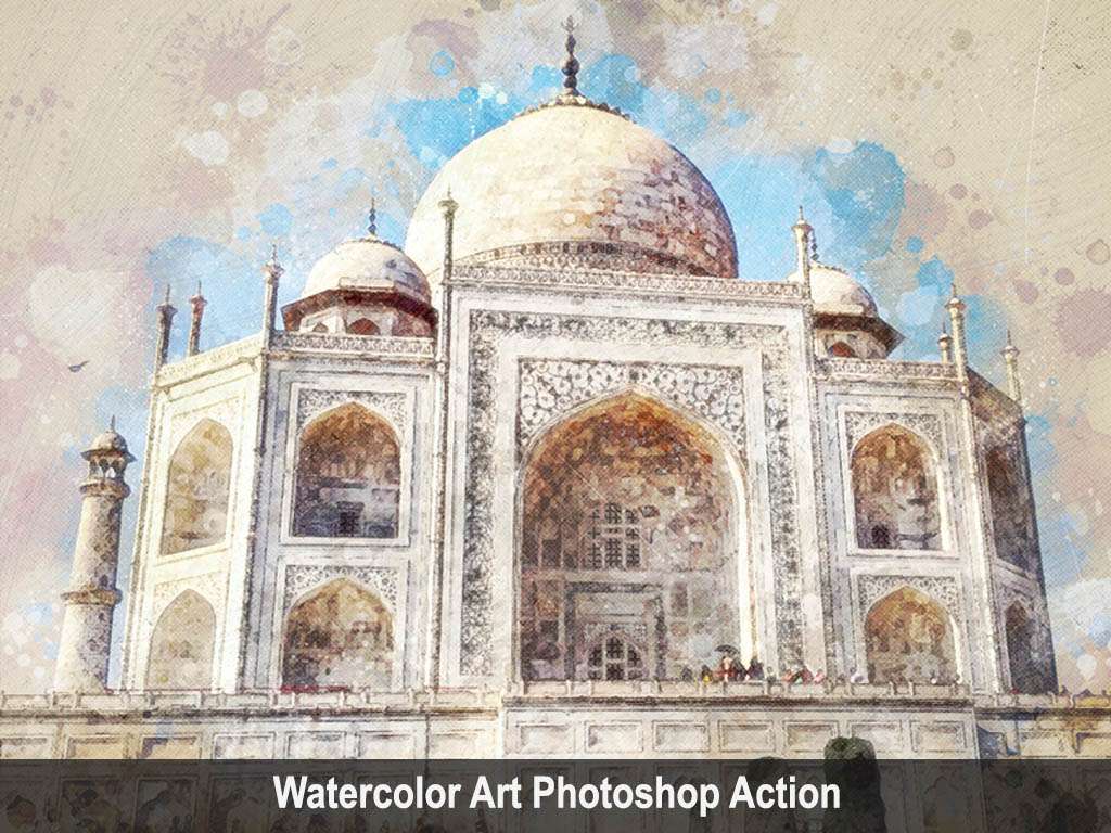 Watercolor Art Photoshop Action Vol 2