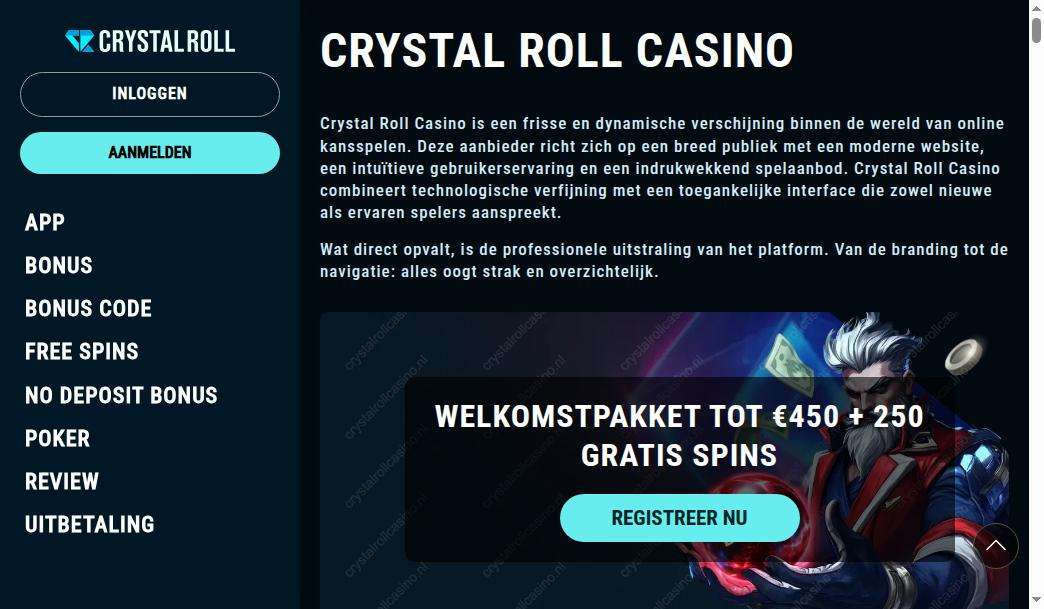 Storten Bij Crystal Roll In Nederland: Betaalmethoden, Kosten En Snelheid  
