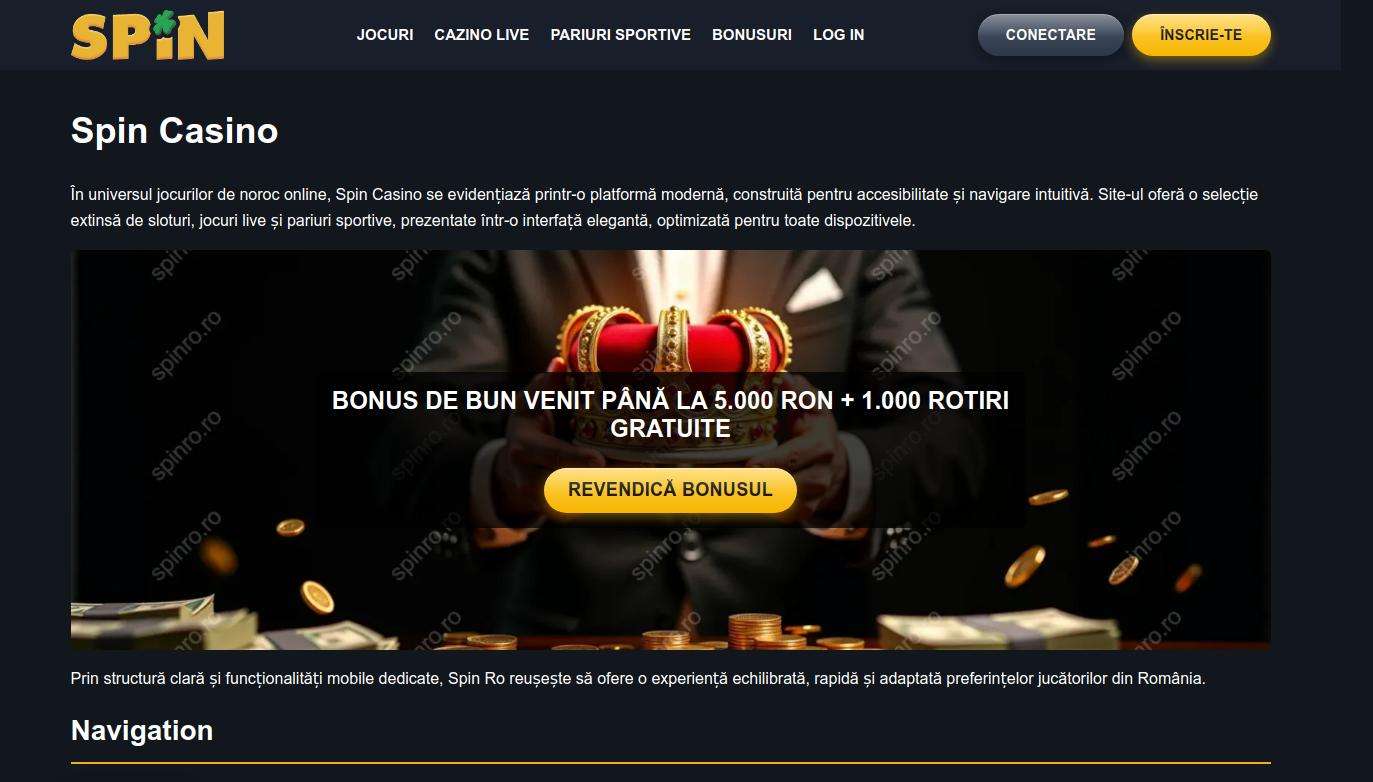 Spin Casino Online Depunere Cu Revolut: Cum Funcționează  