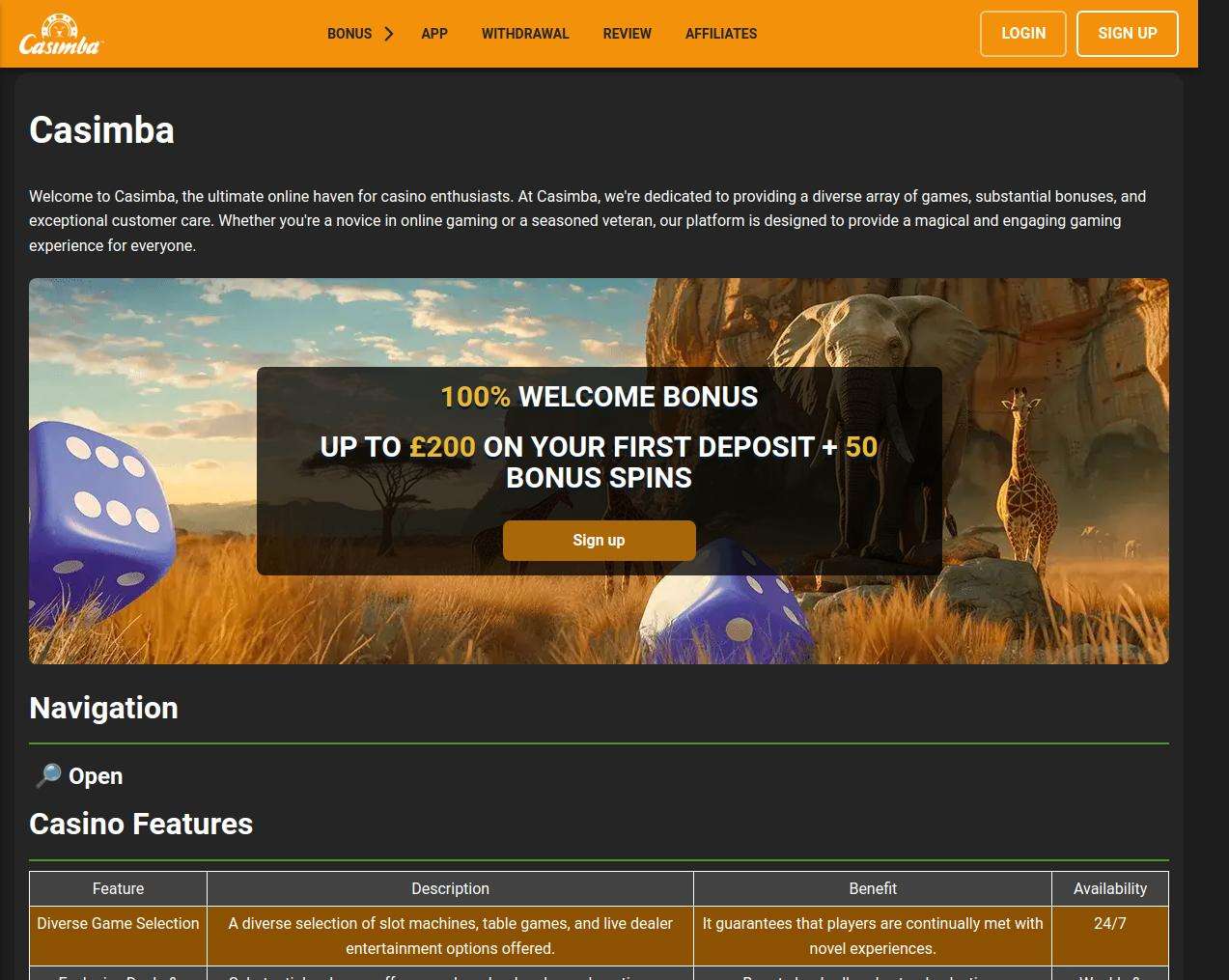 Mobile Casino Experience at Casimba: Gaming on the Go