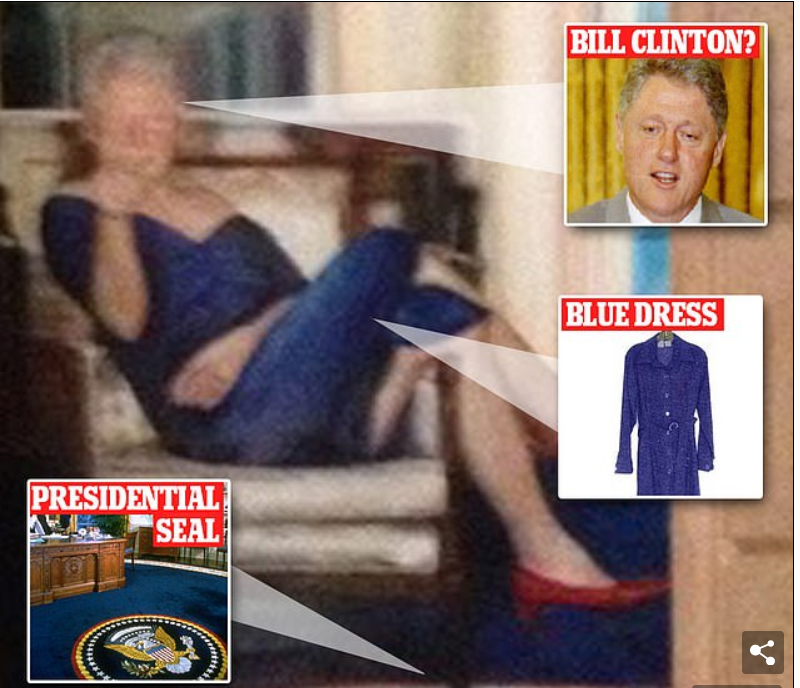 Bill Clinton in a dress