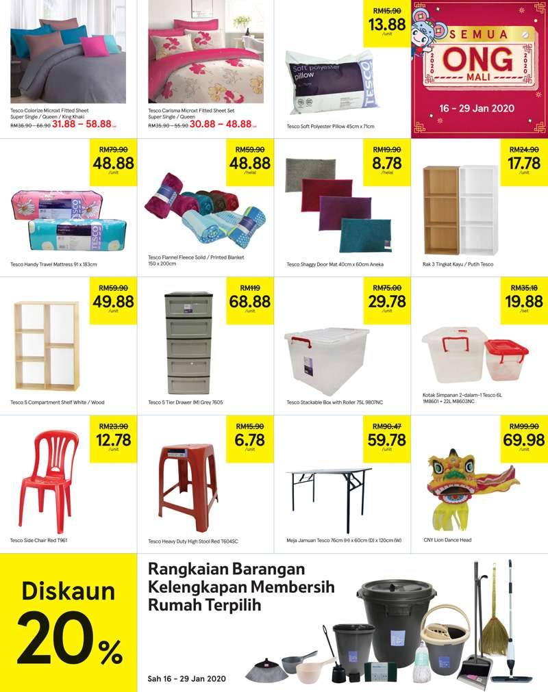Tesco Malaysia Weekly Catalogue (16 January - 22 January 2020)