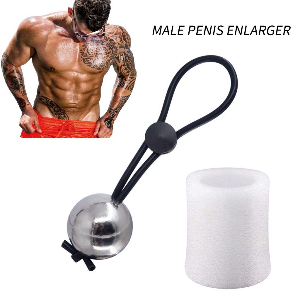 Extender Male Penis Enlarger Stretcher Strap Ball Hanger Ball Weight W Ring New Ebay