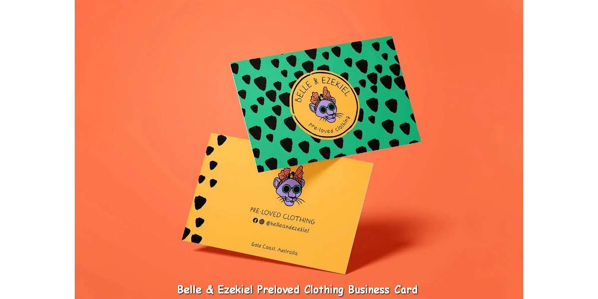 Belle & Ezekiel Preloved Clothing Business Card