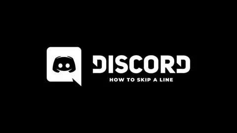 How To Skip A Line In Discord