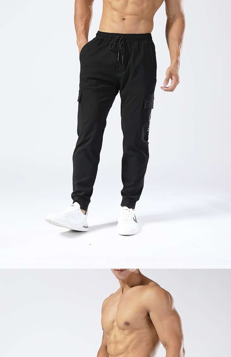 Straight casual pants new loose Korean version of all-match sports pants men's Japanese style drawstring pants wide-leg trousers