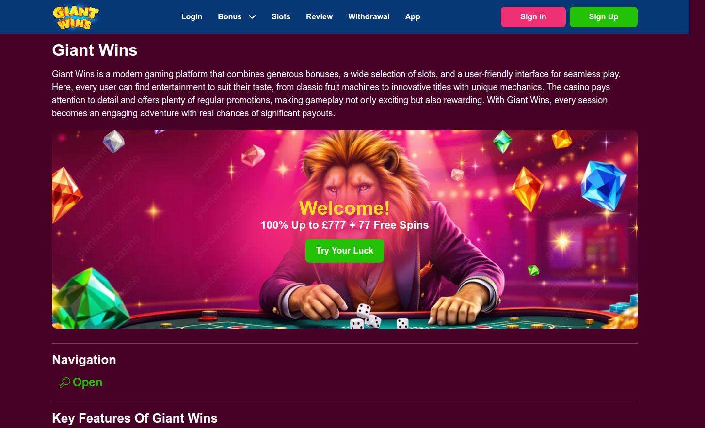 Giant Wins Promo Codes For United Kingdom Players: Where To Find And Redeem  