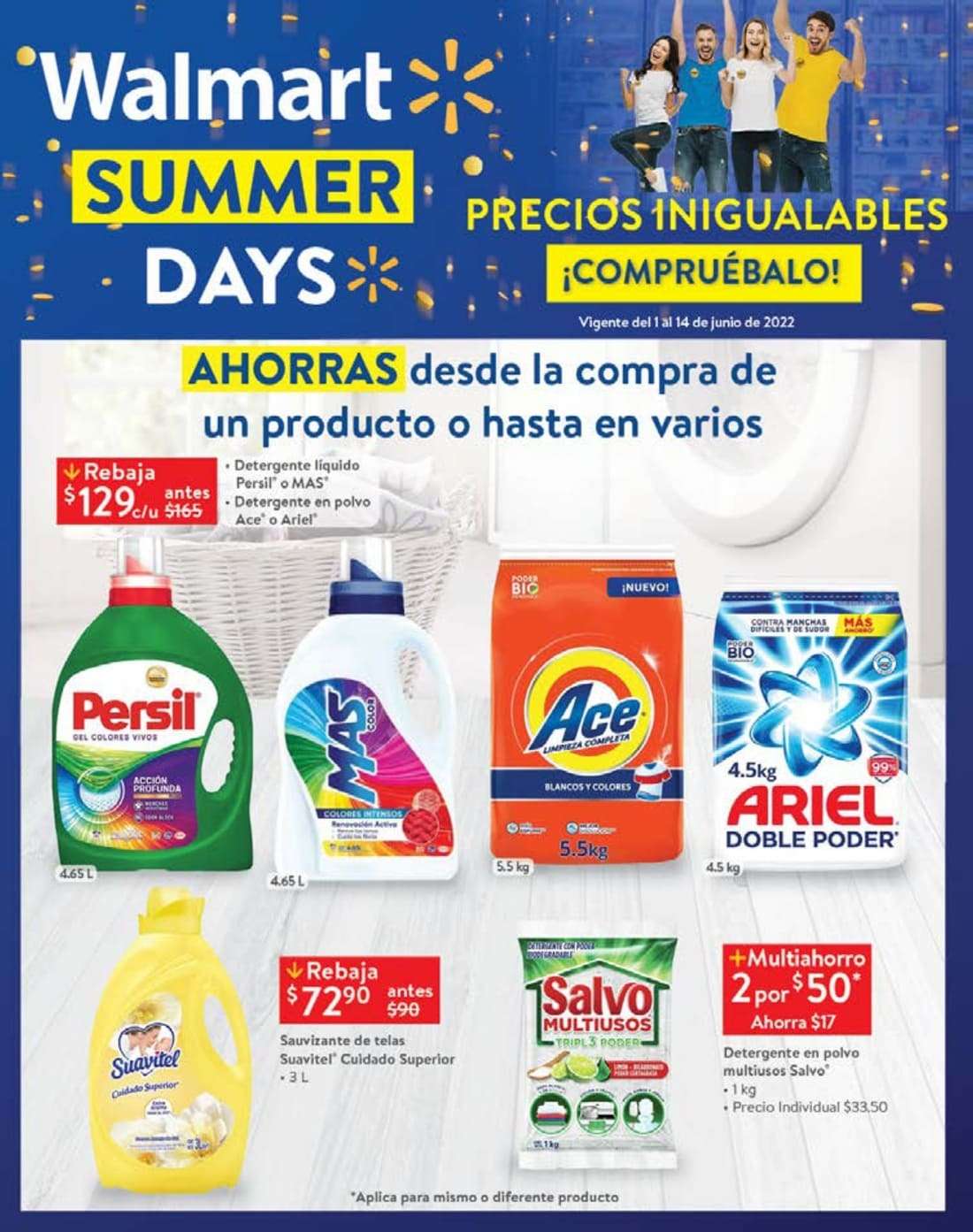 Ofertas Walmart Summer Days 1 al 14 de junio 2022