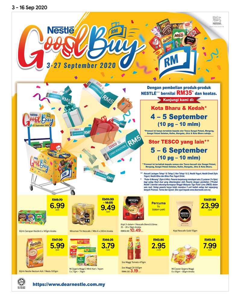 Tesco Malaysia Weekly Catalogue (3 September - 16 September 2020)