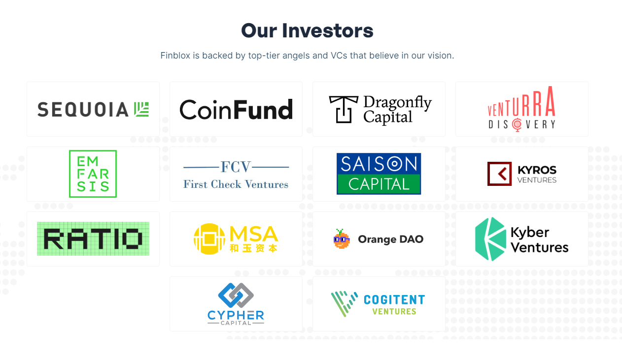 Finblox-Investors