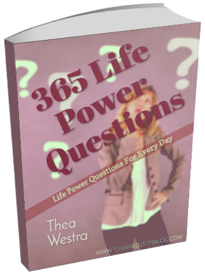 PAID PRODUCT 365 Life Power Questions eBook  <! --- NOTE: original size 412px X 550px. Change height & width to scale using https://selfimprovementgift.com/forwardsteps/image-resize/ -- >