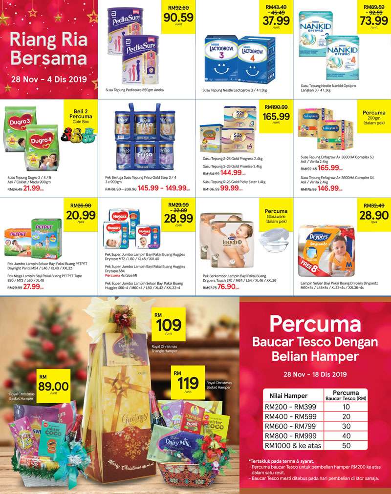 Tesco Malaysia Weekly Catalogue (28 November 2019 - 4 December 2019)