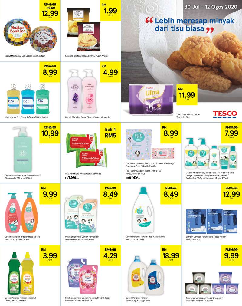Tesco Malaysia Weekly Catalogue (30 July - 12 August 2020)