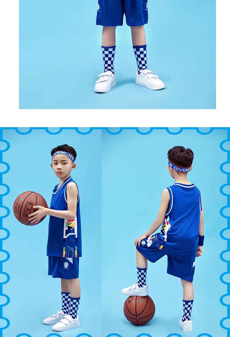 Elementary school jersey summer jersey suit children's clothing loose top jersey a set of kindergarten children's basketball uniform