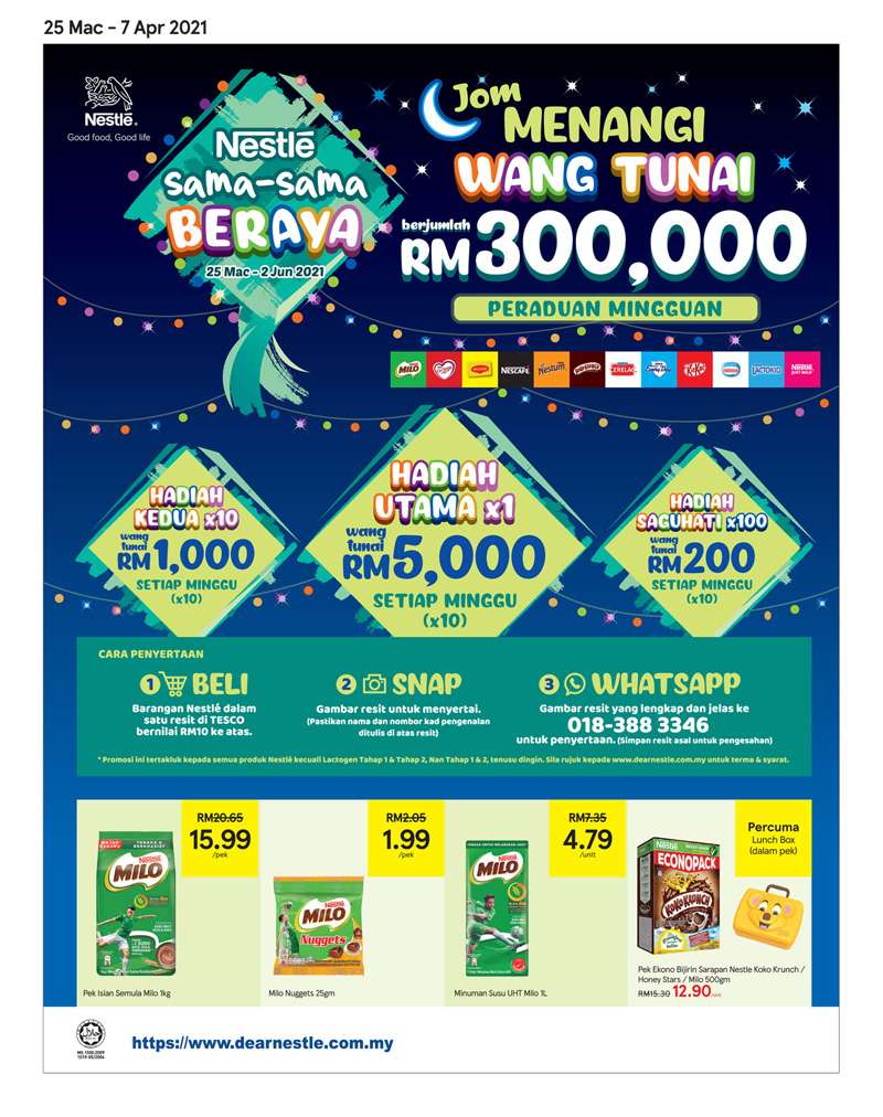 Tesco Malaysia Weekly Catalogue (25 March 2021- 7 April 2021)