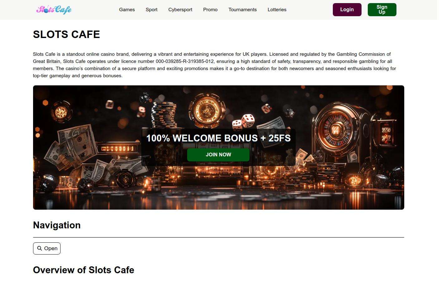 Honest Slots Cafe Reviews From United Kingdom Players And Expert Casino Analysts