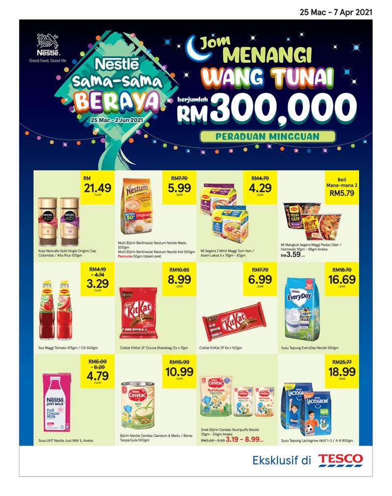 Tesco Malaysia Weekly Catalogue (25 March 2021- 7 April 2021)