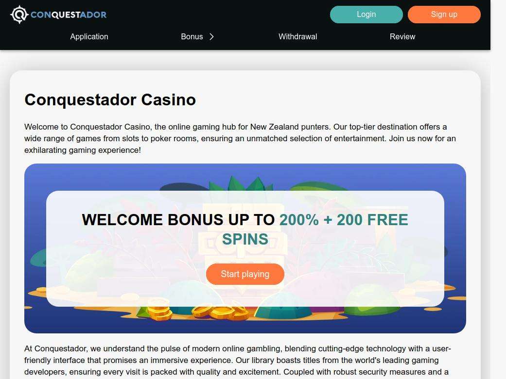Exploring the Wide Range of Payment Methods Available at Conquestador Casino