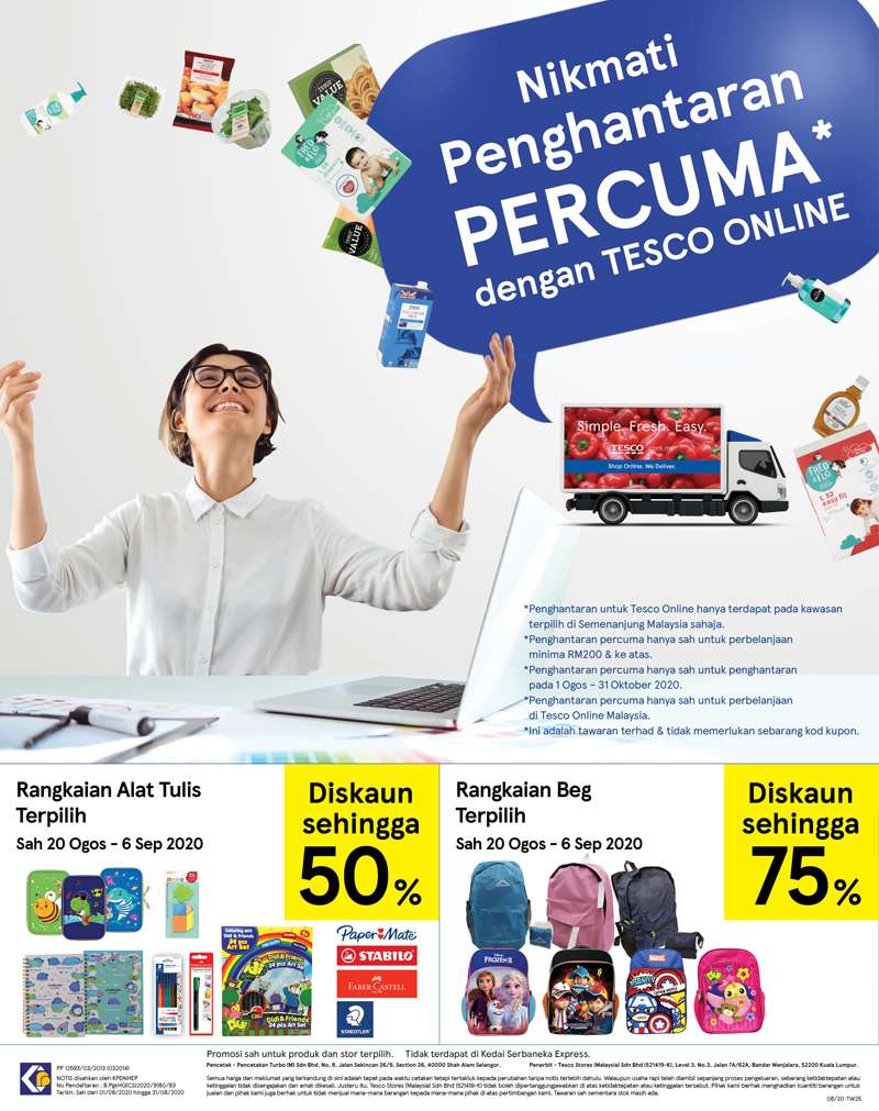 Tesco Malaysia Weekly Catalogue (20 August - 2 September 2020)