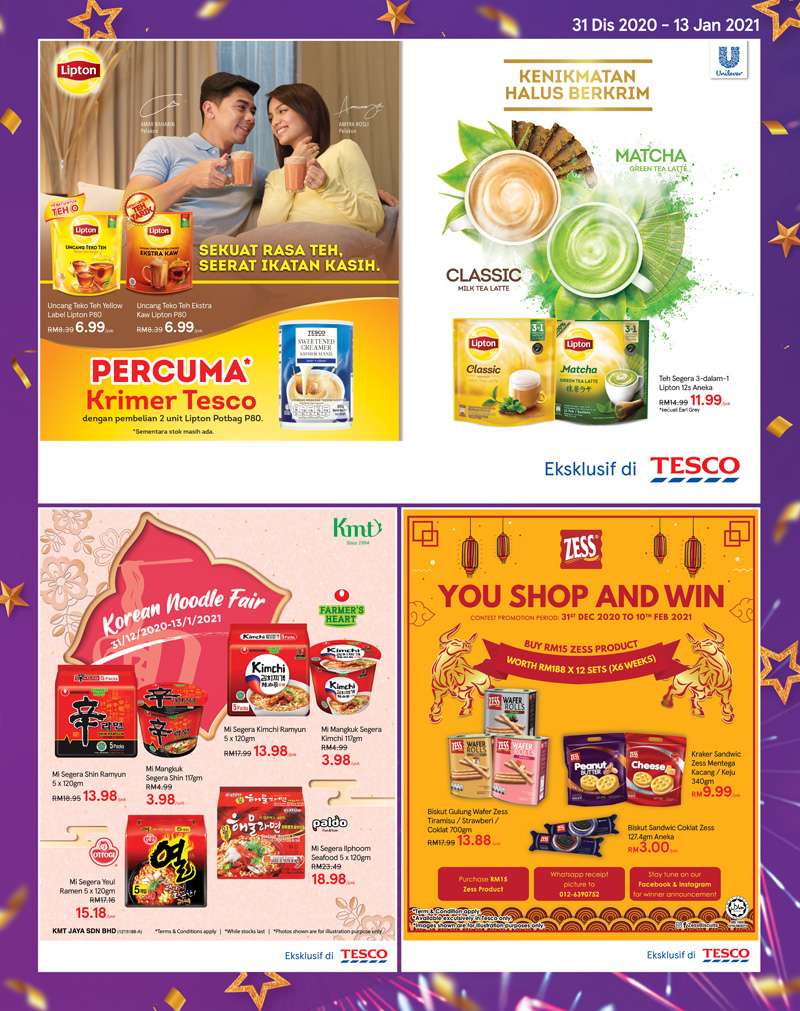 Tesco Malaysia Weekly Catalogue (31 December 2020- 13 January 2021)