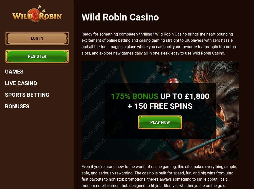 Responsible Gaming Practices and Tools Available at Wild Robin