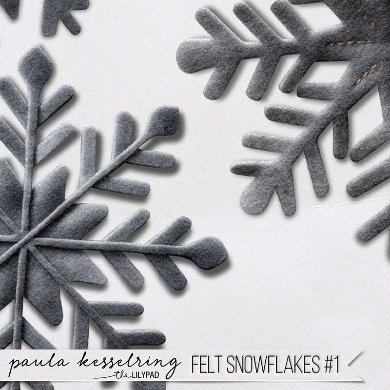 The Lilypad :: NEW 1/19 :: Felt Snowflakes #1