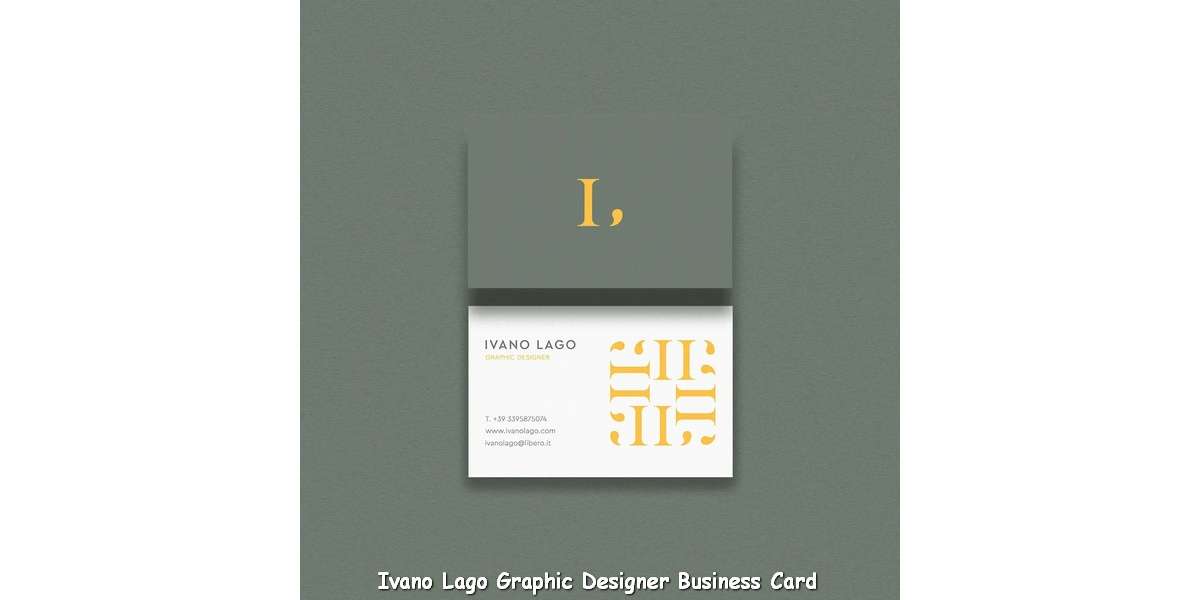 Ivano Lago Graphic Designer Business Card