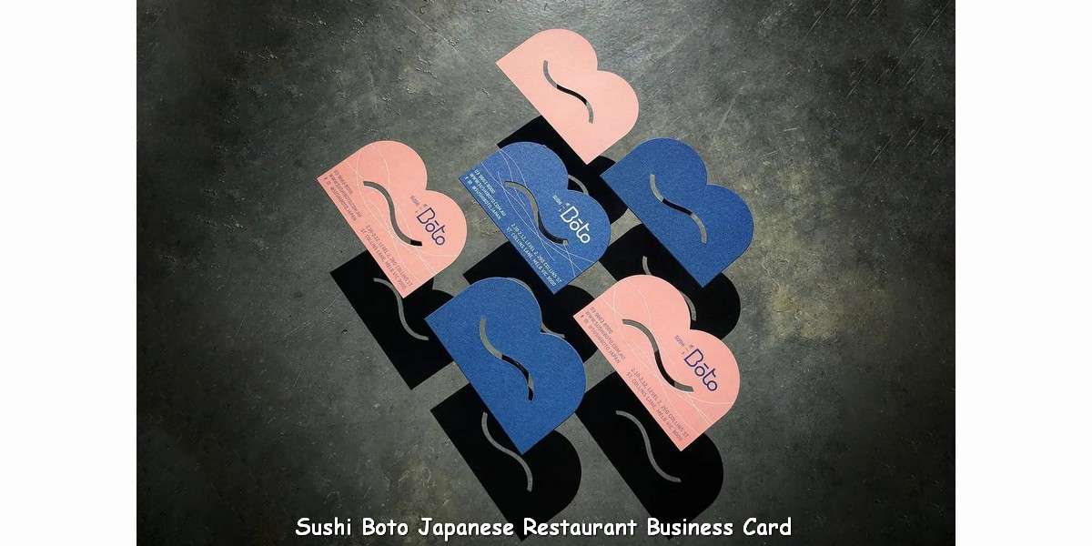 Sushi Bōto Japanese Restaurant Business Card