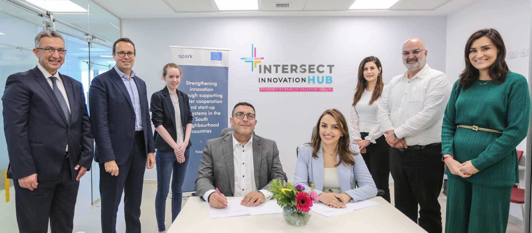 Intersect Innovation Hub and SPARK Palestine launch program to support Palestinian entrepreneurs with funding from the European Union