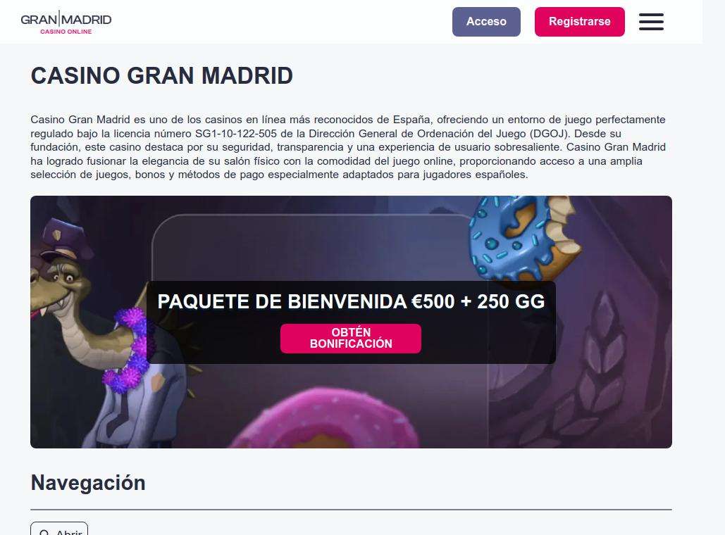 Opiniones de jugadores reales sobre Casino Gran Madrid