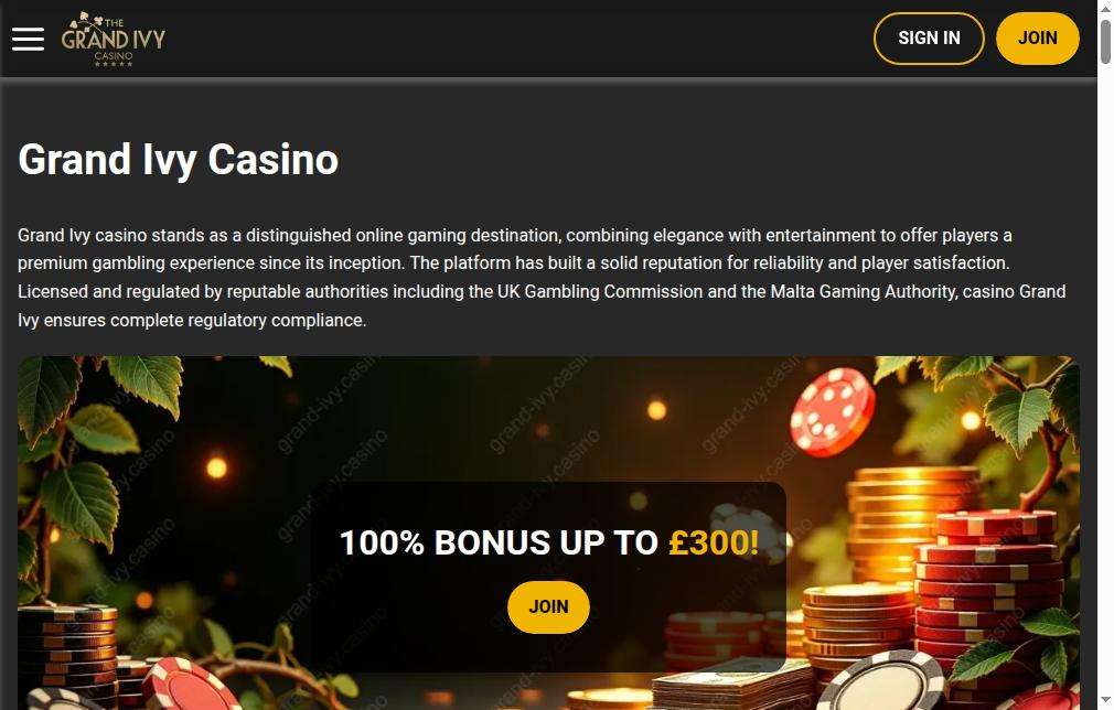 Grand Ivy Casino Mobile App Download Or Play In Browser