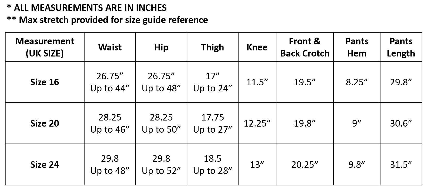 Aera Wellness Socks Size Guide