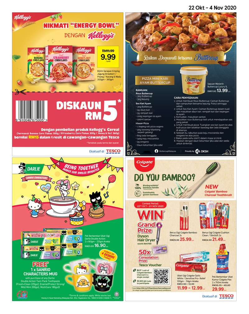 Tesco Malaysia Weekly Catalogue (22 October - 4 November 2020)
