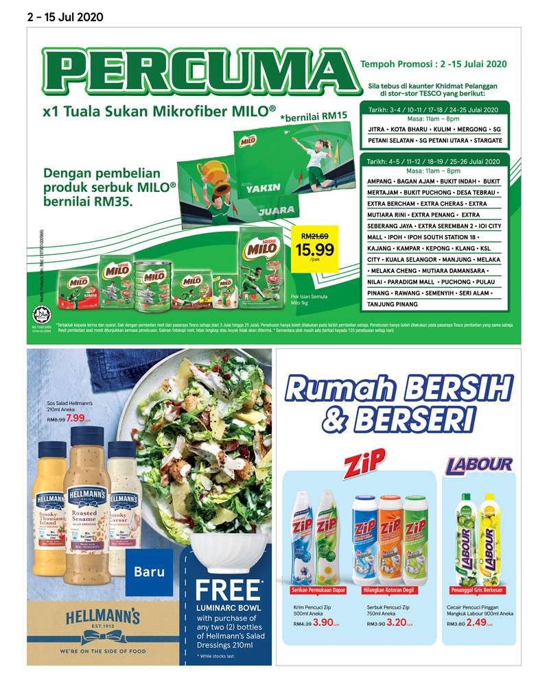 Tesco Malaysia Weekly Catalogue (2 July - 8 July 2020)