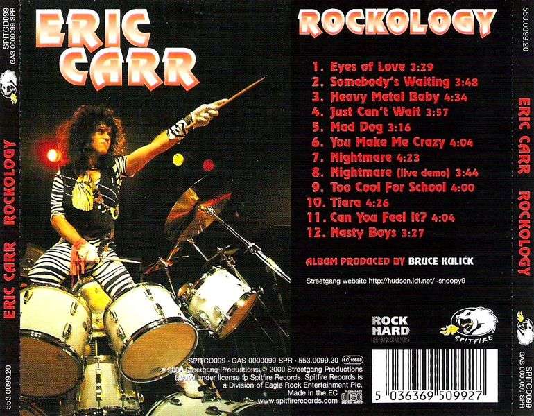 Eric Carr Rockology (2019) METAL JUKEBOX