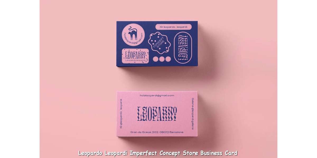 Leopardo Leopardi Imperfect Concept Store Business Card