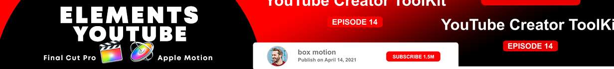 Youtube Subscribe Elements | FCPX - 3