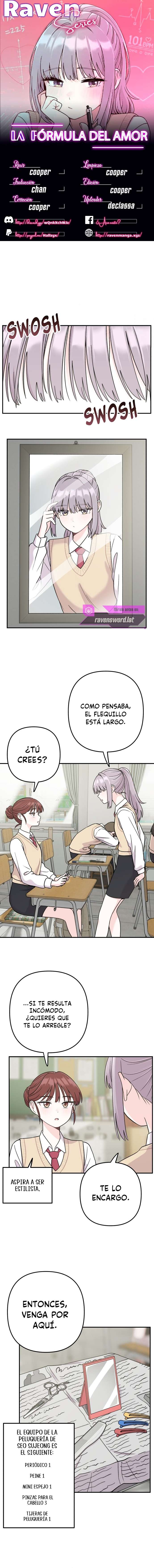 La formula del amor - Capítulo 9 - Página 1 - Cartel Manhwa | Sumérgete en Historias Sin Límites