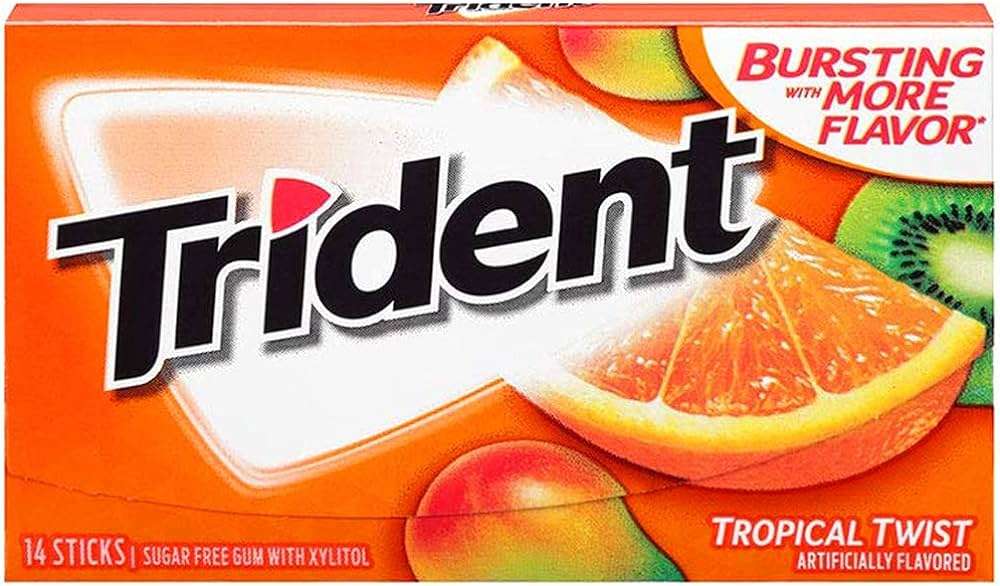Trident Orange Gum