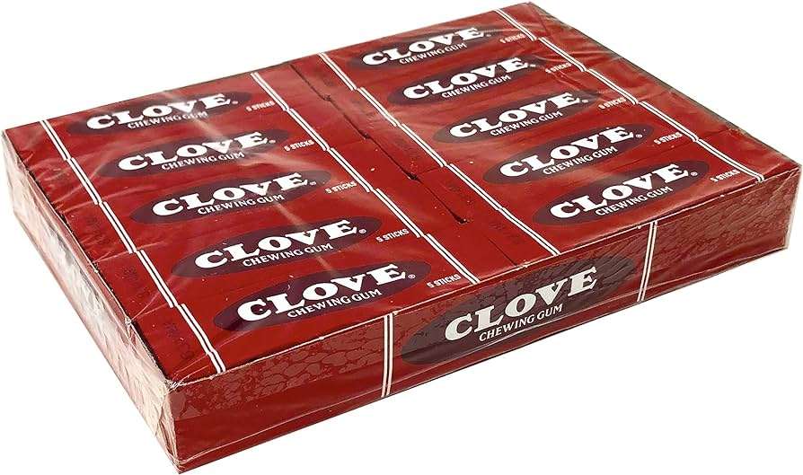 Clove Flavored Chewing Gum