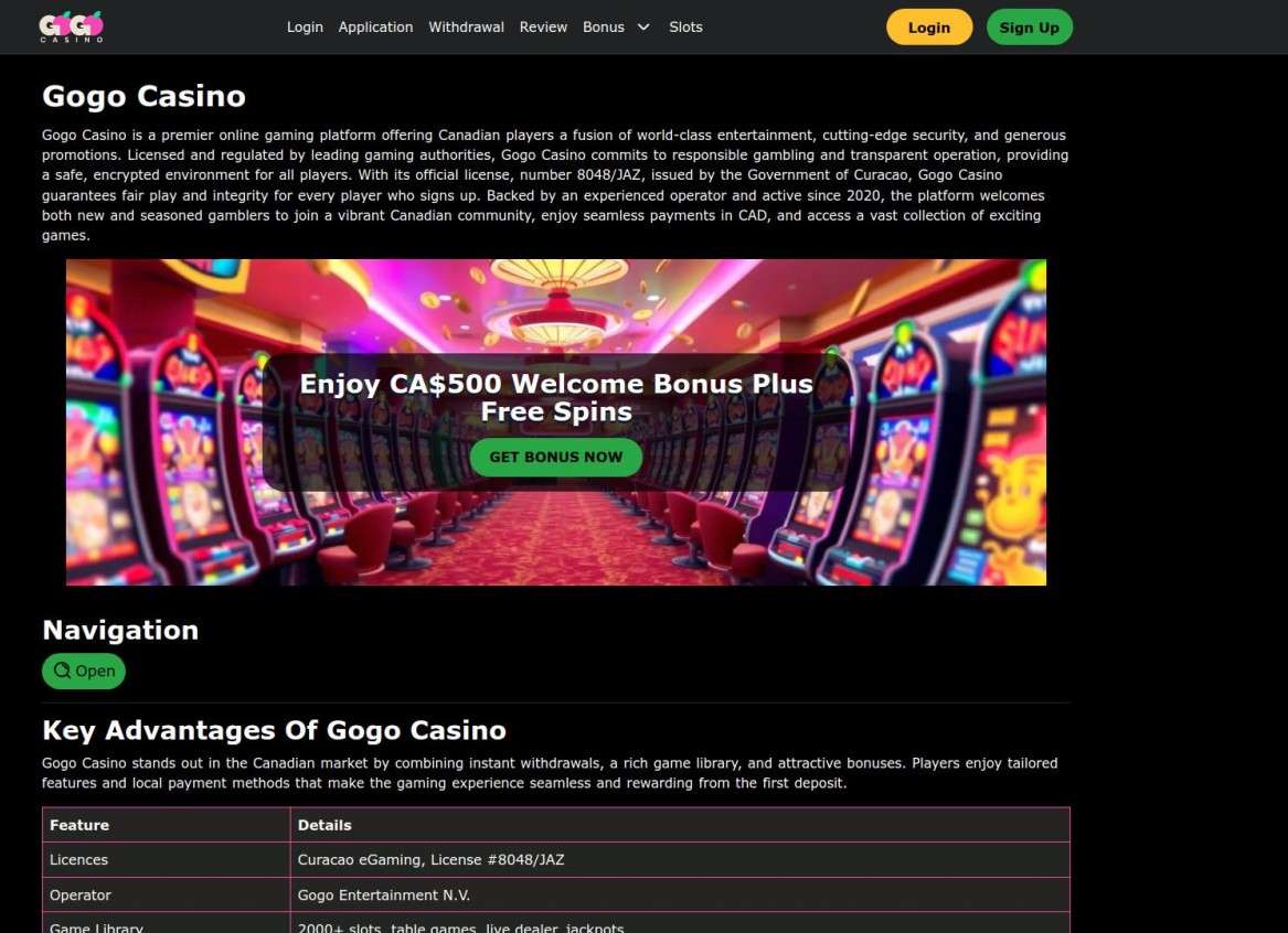 Gogo Casino Promo Codes In Canada: Where To Find Codes And How To Redeem  
